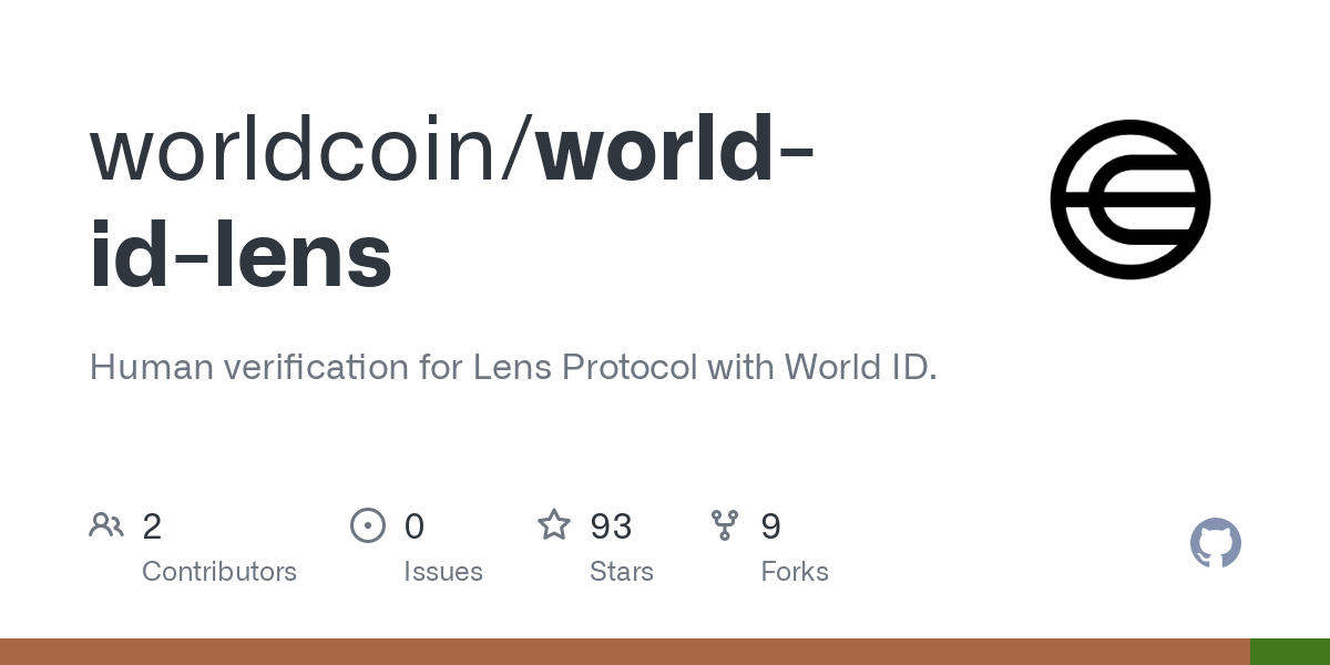 GitHub - worldcoin/world-id-lens: Human verification for Lens Protocol with World ID.
